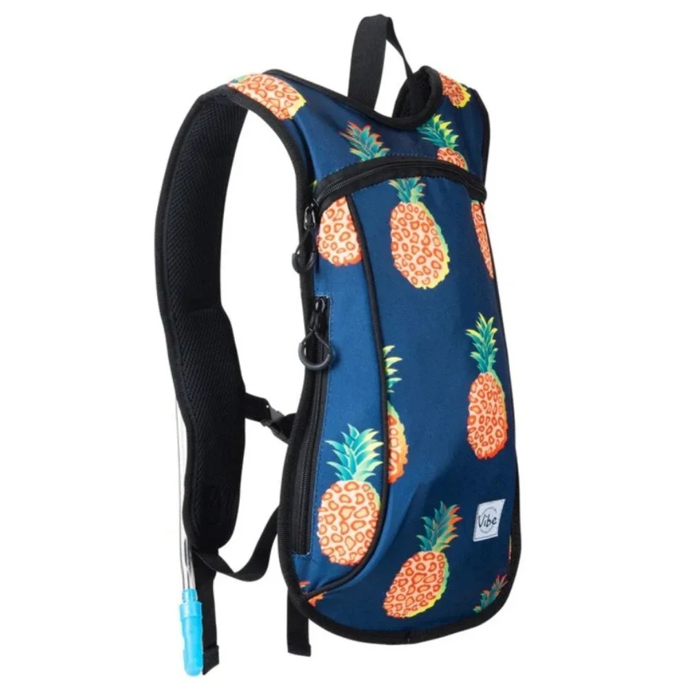 NWT Vibe‎ Festival Gear Hydration Pineapples Backpack - Size 16x7x7.5